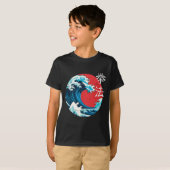 Retro Japanse golf Kenpo Karate Martial Arts Zelf T-shirt (Voorkant volledig)