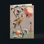 Retro Japanse Kaart<br><div class="desc">Altijd een traditie in mijn huis om Japanners te begroeten in de feestdagen. Ik heb een stropdas dat overeenkomt met deze kaart. Combineer het voor een speciaal cadeau.</div>