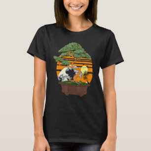 Retro Japanse Kunst Esthetische Japanse Cultuur Bo T-shirt