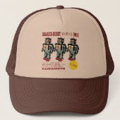 Retro Japanse Speelgoed Robot Advertisement Trucker Pet (Voorkant)