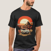 Retro Japanse Straat Racing - JDM Legend Tribute T-shirt (Voorkant)