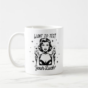 Retro jaren 1950 Glam Girl Funny Sarcastic Quote Koffiemok