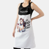 Retro jaren 1950 Glam Girl Funny Sarcastic Quote Schort (Insitu)