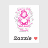 Retro jaren 1950 Glam Girl Funny Sarcastic Quote Sticker (Vel)
