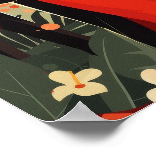 Retro jaren 1950 paar Poster -  Mode Portra (Hoek)