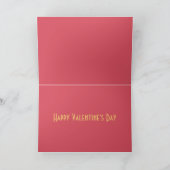 Retro jaren '40Liefde Feestdagen Kaart (Binnen)