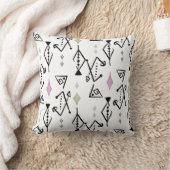 Retro jaren 50 abstract patroon kussen (Deken)