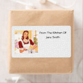 Retro jaren '50 Cook Kitchen Labels (Insitu)