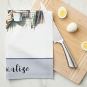 Retro jaren 50 Huisvrouw Funny Sarcastic Humor Theedoek (Quarter Fold)