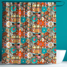 RETRO jaren 60 70 Hippie Bus Gevoel Groovy Bloem 