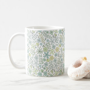 retro jaren 60 bloemenzoete koffiethee mok