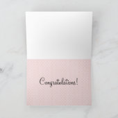 Retro jaren '60Huwelijk Kaart (Binnen)