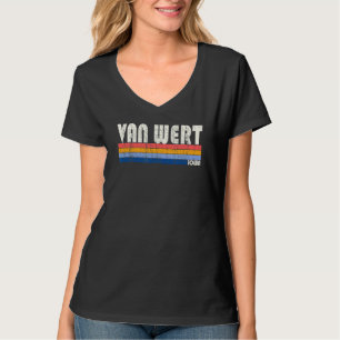 Retro  jaren 70 80 Stijl Van Wert Iowa T-shirt