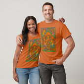 Retro jaren 70 Forest Gnomes T-shirt (Unisex)