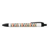 RETRO JAREN 70 FUNKY GROOVY LAMPENKAP ZWARTE INKT PEN (Bovenkant)