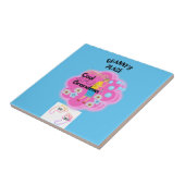 Retro jaren '70 Granny's Place Tegeltje (Zijkant)