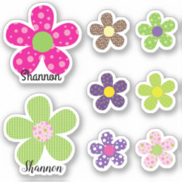Retro jaren 70 Hippie Boho Style Sticker