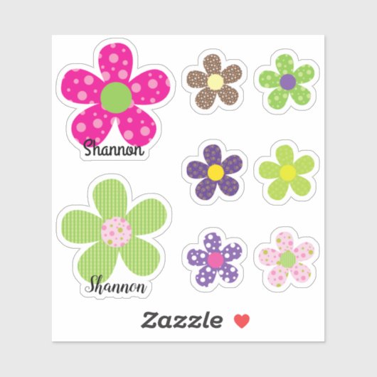 Retro jaren 70 Hippie Boho Style Sticker (Vel)