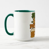 Retro jaren 70 St. Patrick's Day Mok (Links)