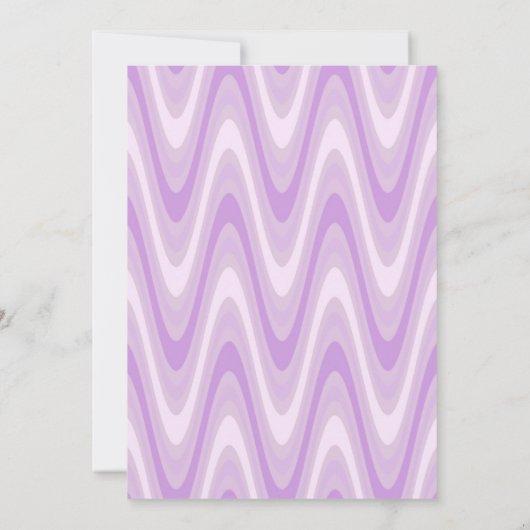 Retro jaren 70 thema verjaardagsfeest kaart (Achterkant)