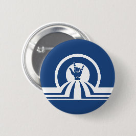 Retro jaren 80 Ik hou van je Ronde Button 5,7 Cm