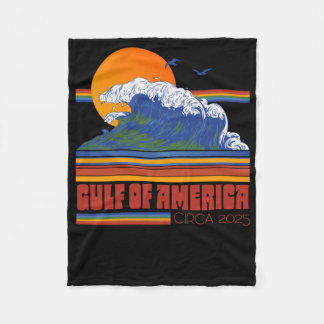 Retro jaren 80 stijl Golf van Amerika Circa 2025 Fleece Deken