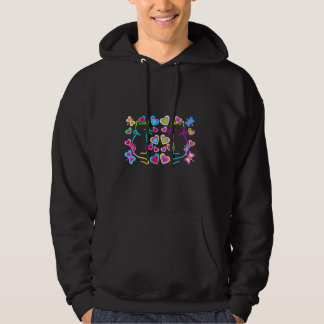 Retro jaren 80 Zomerkatten, Katten, Kinderen, Peut Hoodie