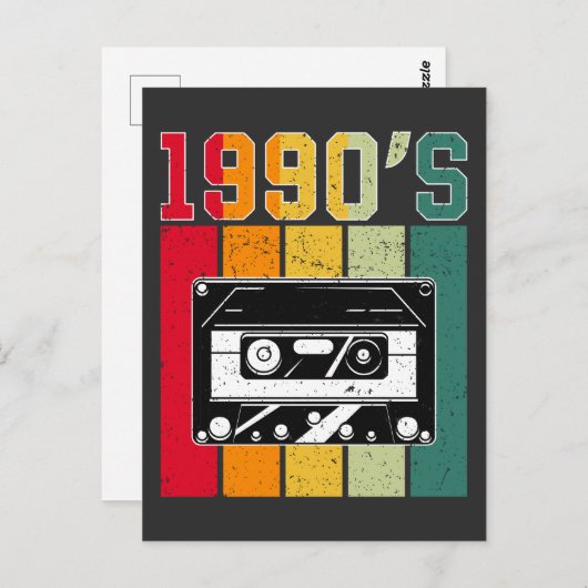 Retro - jaren '90 briefkaart (Voorkant / Achterkant)