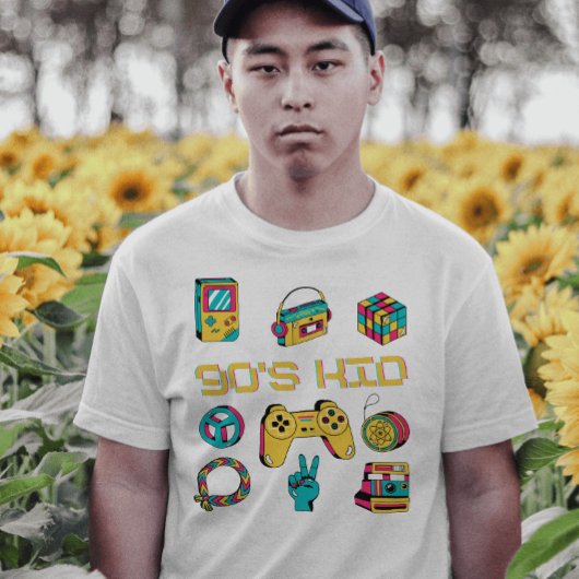 retro  jaren 90 KIND nostalgie grafisch T-shirt