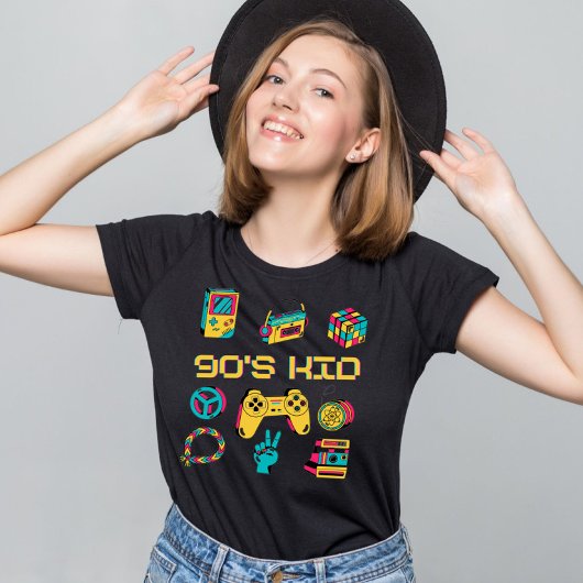 retro  jaren 90 KIND nostalgie grafisch T-shirt