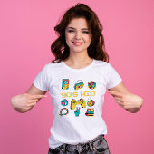 retro  jaren 90 KIND nostalgie grafisch T-shirt