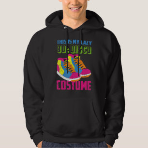 Retro jaren tachtig Themafeest Lazy jaren 80 Disco Hoodie