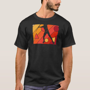 Retro  Javelin Backprint Track en Field T-shirt