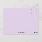 Retro jazz-leeftijdsgroep art deco-koppel dansfees briefkaart (Achterkant)