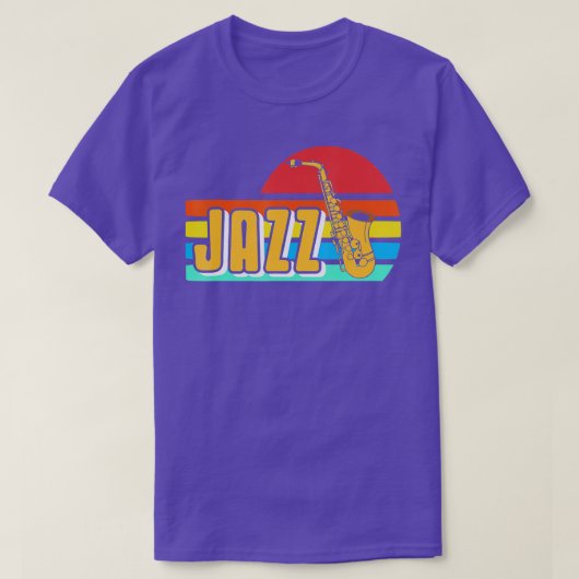 Retro  Jazz Music Lover Design Cadeau T-shirt (Design voorkant)