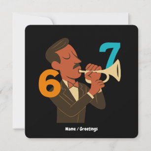 Retro Jazz Spirit 67 – Mid-Century Modern Festival Kaart