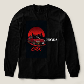 Retro JDM Honda CRX T-shirt met lange mouwen – Ret