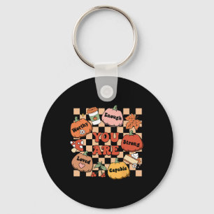 Retro Je bent pompoen Herfst School Counselor Beda Sleutelhanger