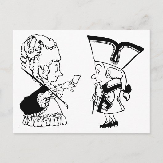 Retro Je bent uitgenodigd Briefkaart (Voorkant)