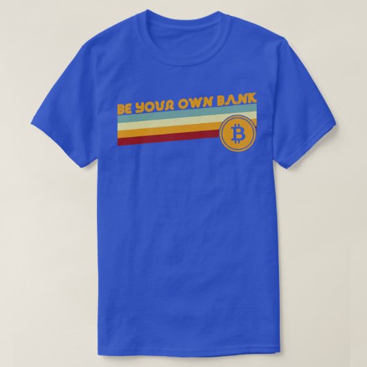 Retro : je eigen bankmunt t-shirt (Design voorkant)