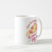 Retro Je hebt altijd een pizza mijn hart Mok (Voorkant rechts)