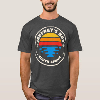 Retro Jeffreys Bay Zuid-Afrika Beach Surf T-shirt