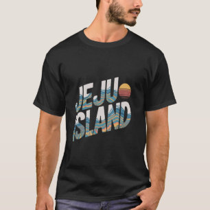 Retro Jeju Island Natuur Explorer Liefde Zuid-Kore T-shirt