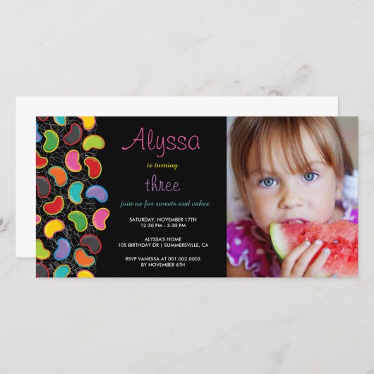 Retro Jellybean Pop Sweet Snoep Whimsical (Voorkant / Achterkant)