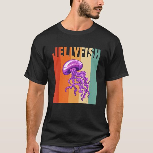 Retro Jellyfish 1 T-shirt (Voorkant)
