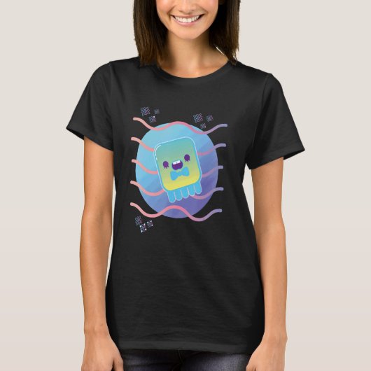 Retro Jellyfish T-shirt (Voorkant)