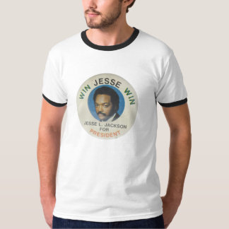 Retro Jesse Jackson voor President Ringer T-Shirt