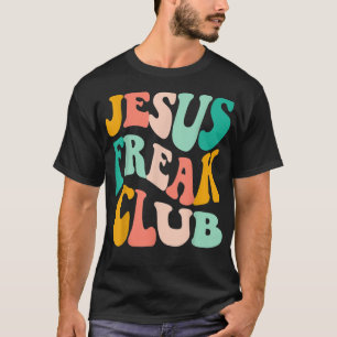 Retro Jesus-Freak Club Bible Verse Jesus-Lover Emp T-shirt