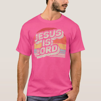 Retro  Jesus is het Christelijke geloof van de Hee T-shirt