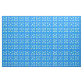 Retro Jet Set Blue Trellis Fabric Stof (Yard (91,4 cm))